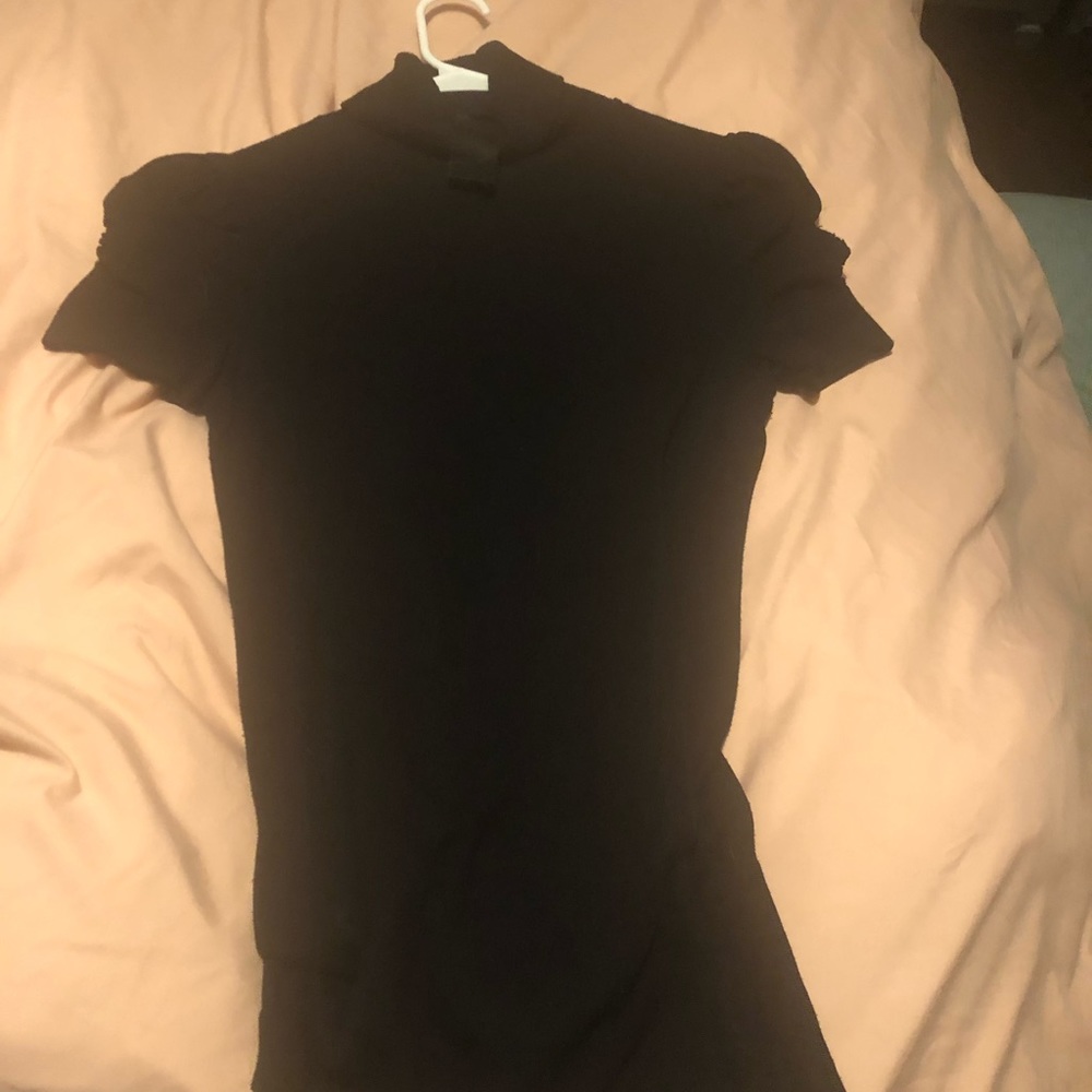 Bebe lightweight fitted black sweater